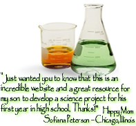 Science Fair Projects For Teachers, Parents and Students of all ages!