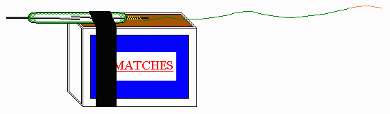 Reed switch on the box