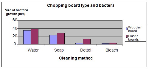 bacteria chopping boards science project
